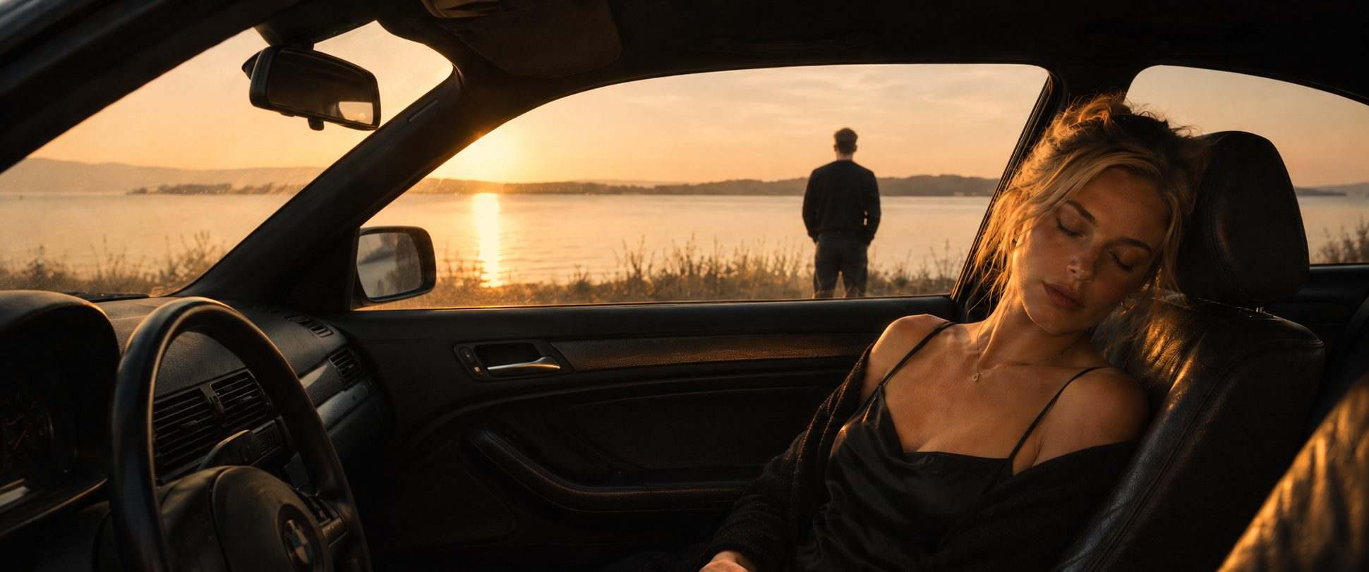 Still from Parallel Lines: dawn at the lake